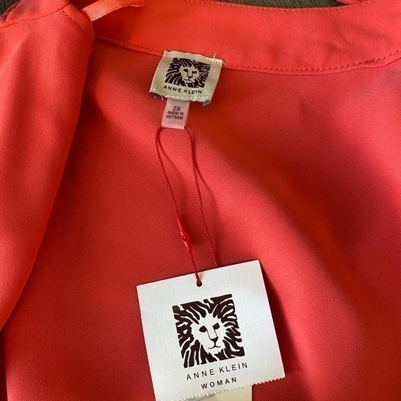 Anne Klein Cape Cod Melon Jacket Size 2X - Picture 4 of 6